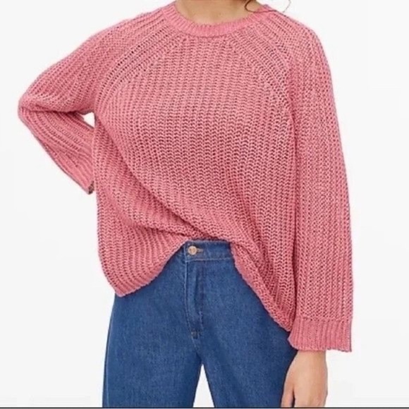 🌹NWOT J. Crew Linen Beach Knit Sweater - Picture 1 of 6